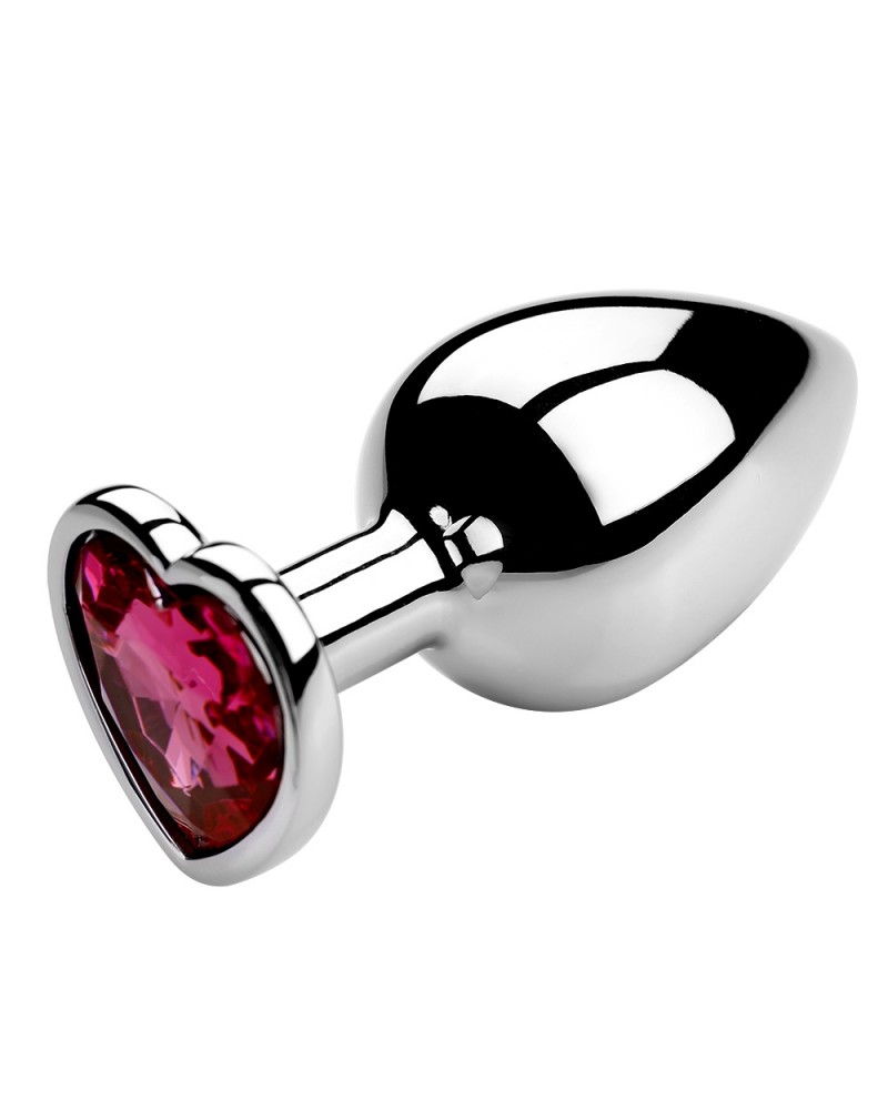 Ophelia's Dream Toys- Heart Anal Plug Pink Rhinestone - Small Ophelia's Dream Toys- Heart Anal Plug Pink Rhinestone - Small