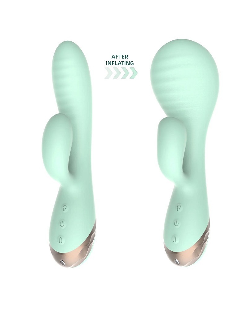 Naughty Hon Inflatable Vibrator – USB – Blue