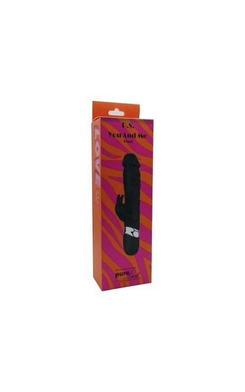 Pure Lust- Zurich – Rabbit Vibrator – Black