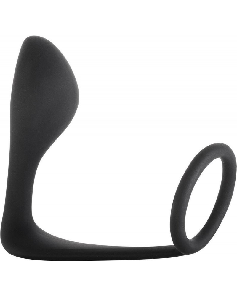 Button Anal Plug Black