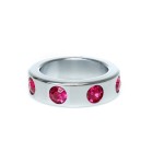 Metal Cock Ring with Pink Diamonds Medium Metal Cock Ring with Pink Diamonds Medium