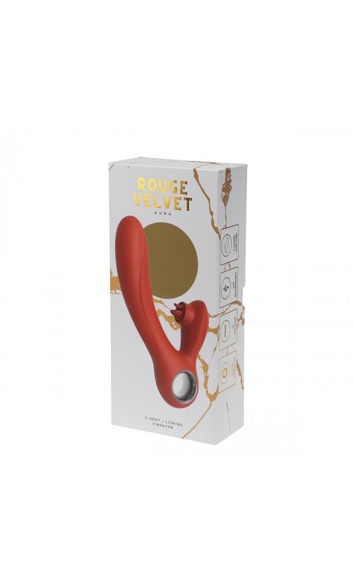 Rouge Velvet – Aura – USB G-Spot + Licking Vibrator