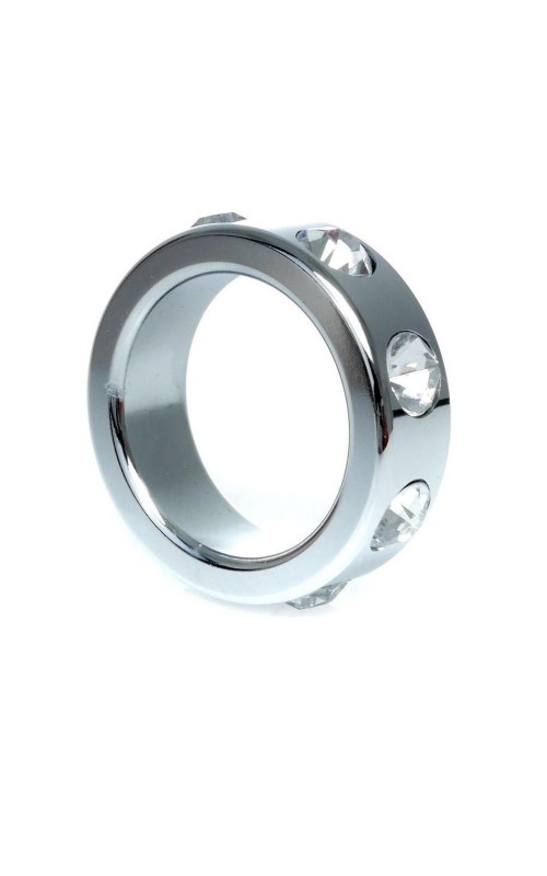 Metal Cock Ring with Cristal Diamonds Small