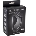 Button Anal Plug Black
