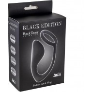 Button Anal Plug Black