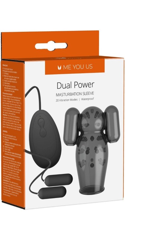 Me You Us Dual Power Masturbation Sleeve