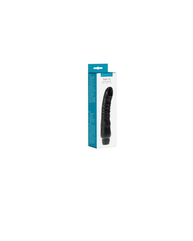 Titan Realistic Vibrator Black