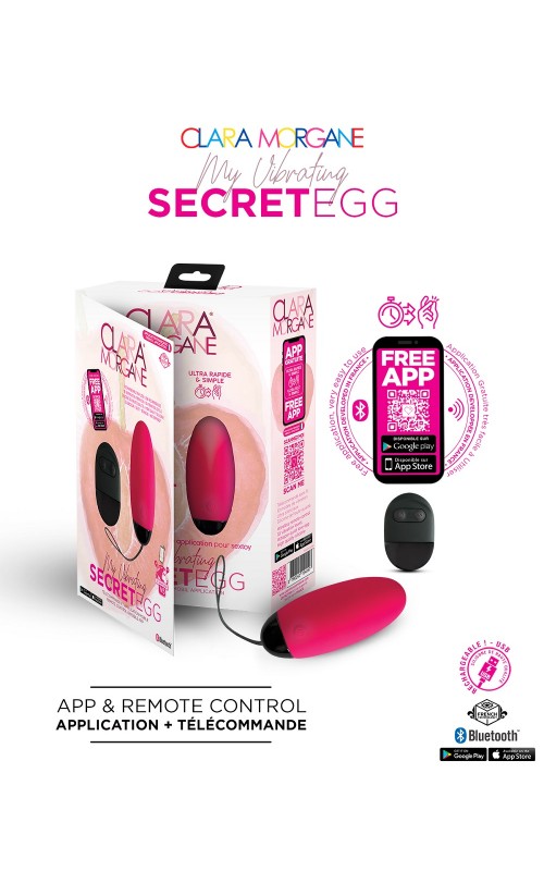 Clara Morgane My Vibrating Secret EGG Fushia