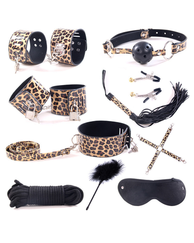 Ophelia's Dream Toys - Leopard bondage set