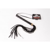 Kinkster – Vegan Leather – Handmade – Flogger gold crystals