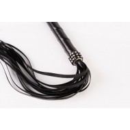 Kinkster – Vegan Leather – Handmade – Flogger silver crystals