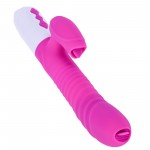Foxshow – Vibrator – Silicone Vibrator USB 7 Function and Thrusting Function / Heating, purple Foxshow – Vibrator – Silicone Vibrator USB 7 Function and Thrusting Function / Heating, purple