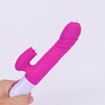 Foxshow – Vibrator – Silicone Vibrator USB 7 Function and Thrusting Function / Heating, purple Foxshow – Vibrator – Silicone Vibrator USB 7 Function and Thrusting Function / Heating, purple