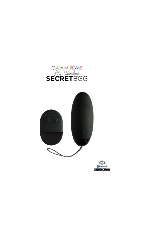 Clara Morgane- My Vibrating Secret EGG Black – App controlled 