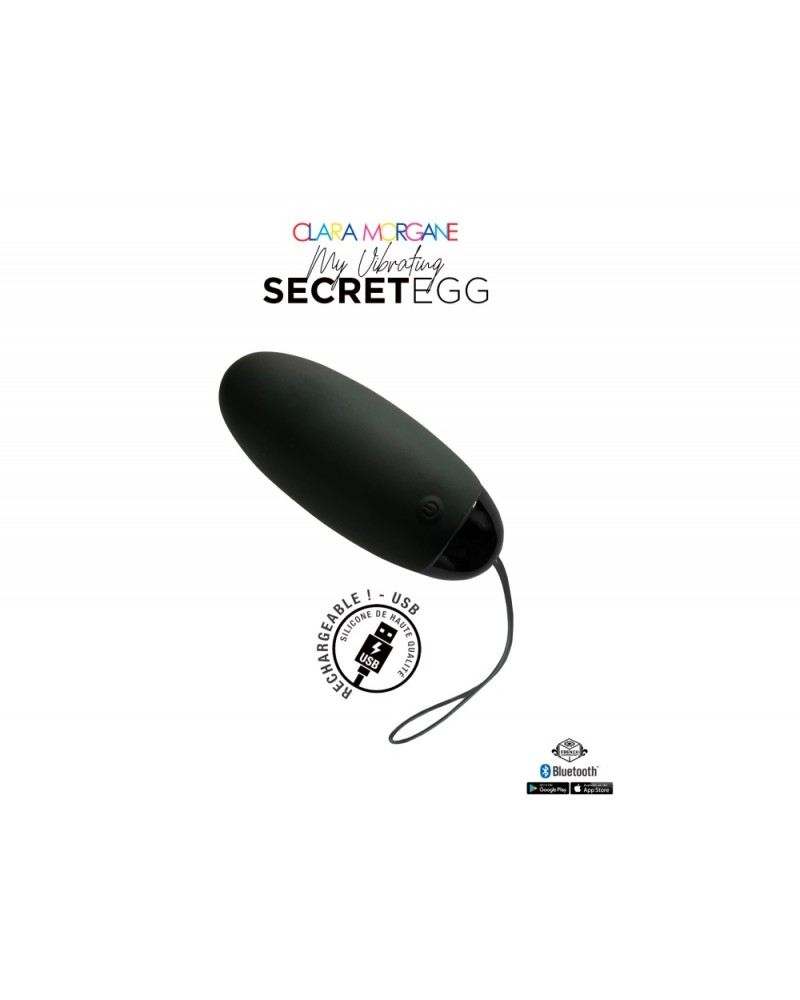 Clara Morgane- My Vibrating Secret EGG Black – App controlled Clara Morgane- My Vibrating Secret EGG Black – App controlled