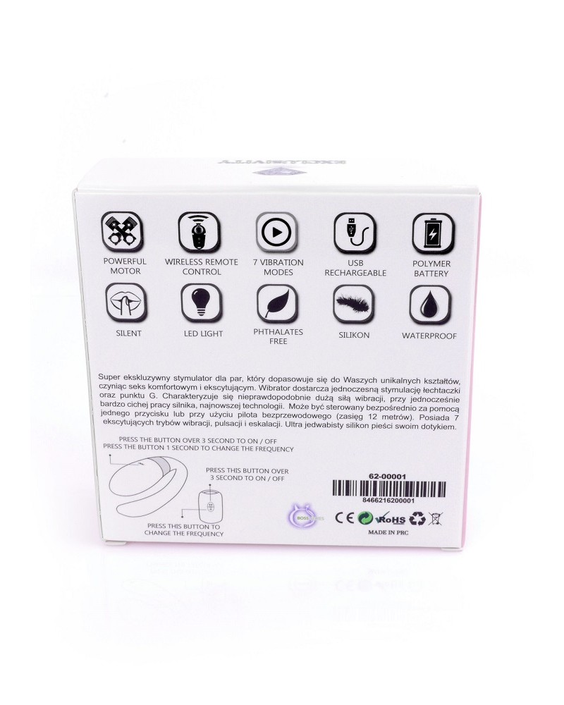 B-Series- Stimulator-V-Vibe Pink USB 7 Function / Remote Control B-Series- Stimulator-V-Vibe Pink USB 7 Function / Remote Control