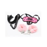 Bondage Set – 3 pieces – Pink/Black
