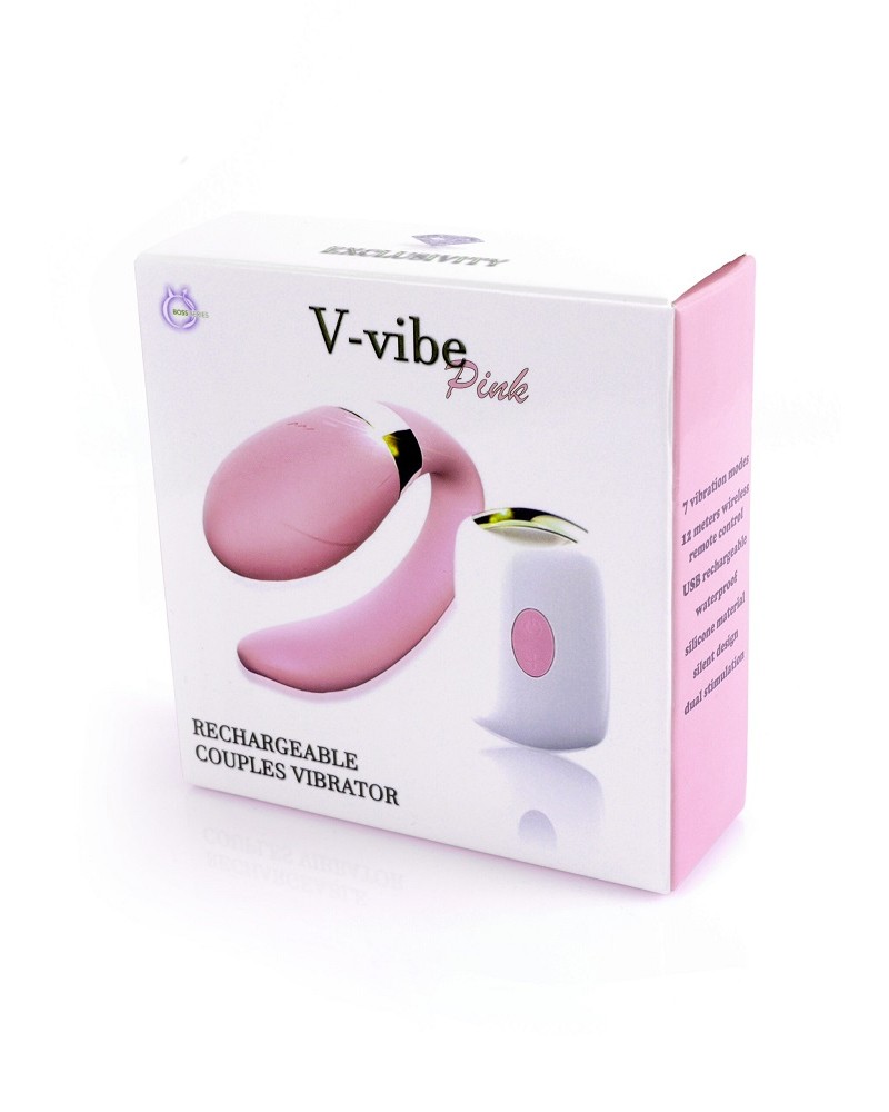 B-Series- Stimulator-V-Vibe Pink USB 7 Function / Remote Control B-Series- Stimulator-V-Vibe Pink USB 7 Function / Remote Control