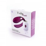 B-Series- Stimulator-V-Vibe Purple USB 7 Function / Remote Control