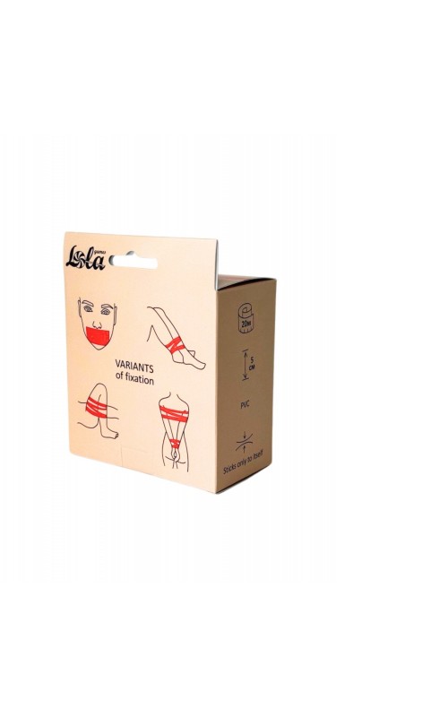 Lola Games- Bondage Tape Vanilla Endorphin Red