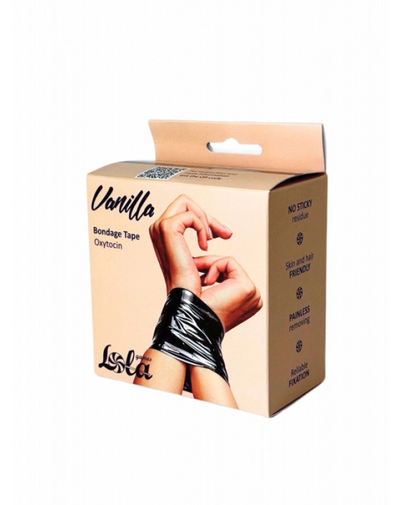 Lola Games- Bondage Tape Vanilla Oxytocin Black Lola Games- Bondage Tape Vanilla Oxytocin Black