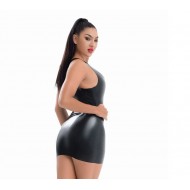 Me You Us Latex Mini Dress