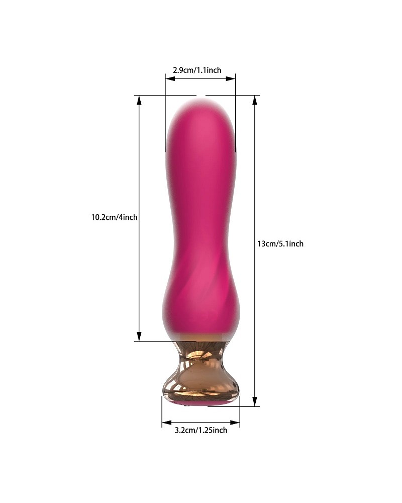 Sweet Bomb Waving Plug – USB – With App – Rose