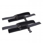 Neoprene Ankle Cuffs with Velcro Black	