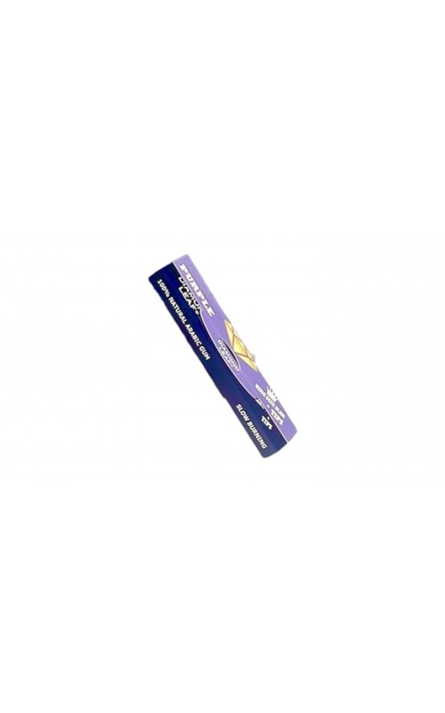Diamond Leaf Colored Rolling Papers King Size Slim + Tips Purple