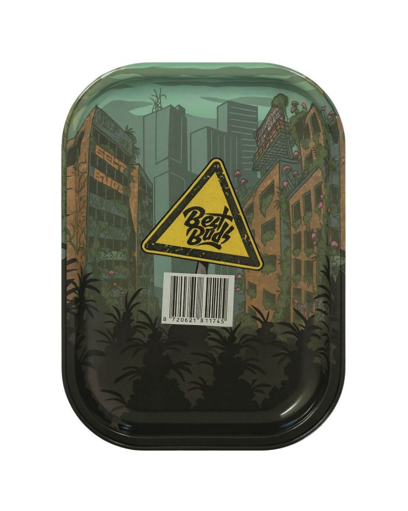 Best Buds RS11 Metal Rolling Tray Small 14x18cm Best Buds RS11 Metal Rolling Tray Small 14x18cm