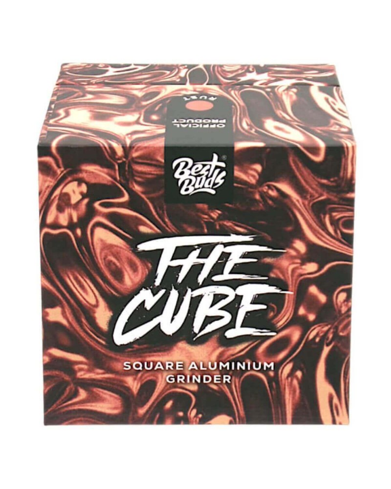 Best Buds The Cube Aluminium Grinder 4 Parts (50mm) Best Buds The Cube Aluminium Grinder 4 Parts (50mm)