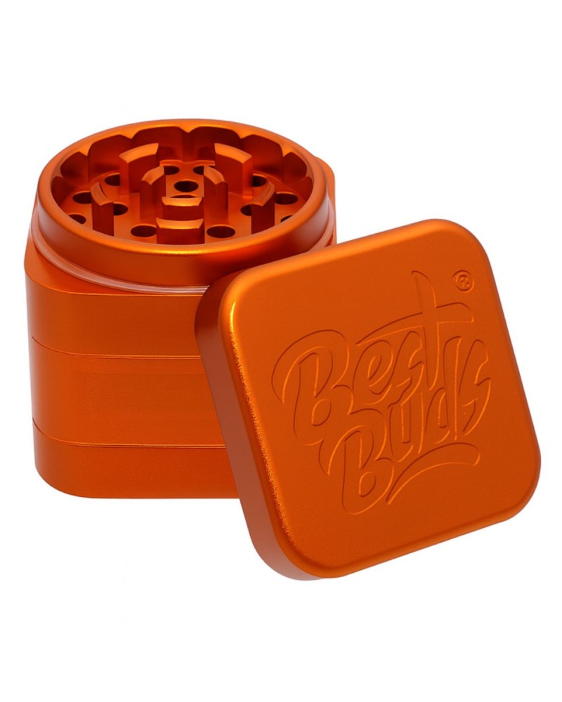 Best Buds The Cube Aluminium Grinder 4 Parts (50mm) Best Buds The Cube Aluminium Grinder 4 Parts (50mm)