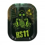 Best Buds Tin Box Rolling Tray with Storage RS11