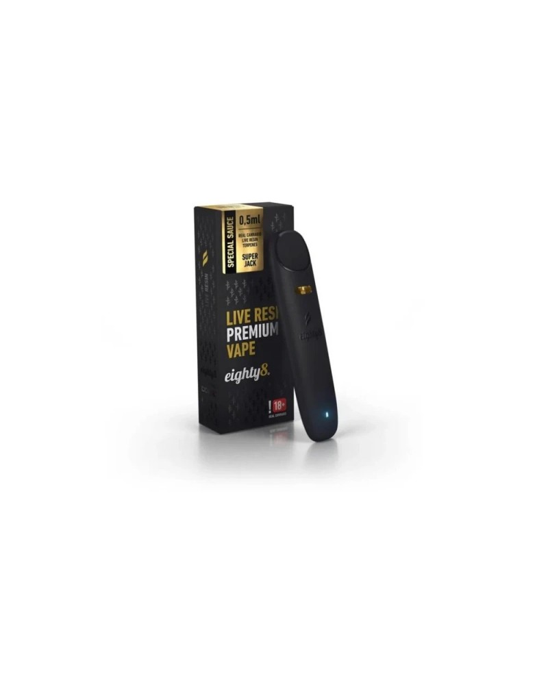 Eighty8 Super Jack Live Resin CBD Vape 0.5ml