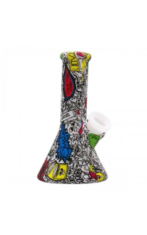 Urban Crew Silicone Mini Bong Doodle