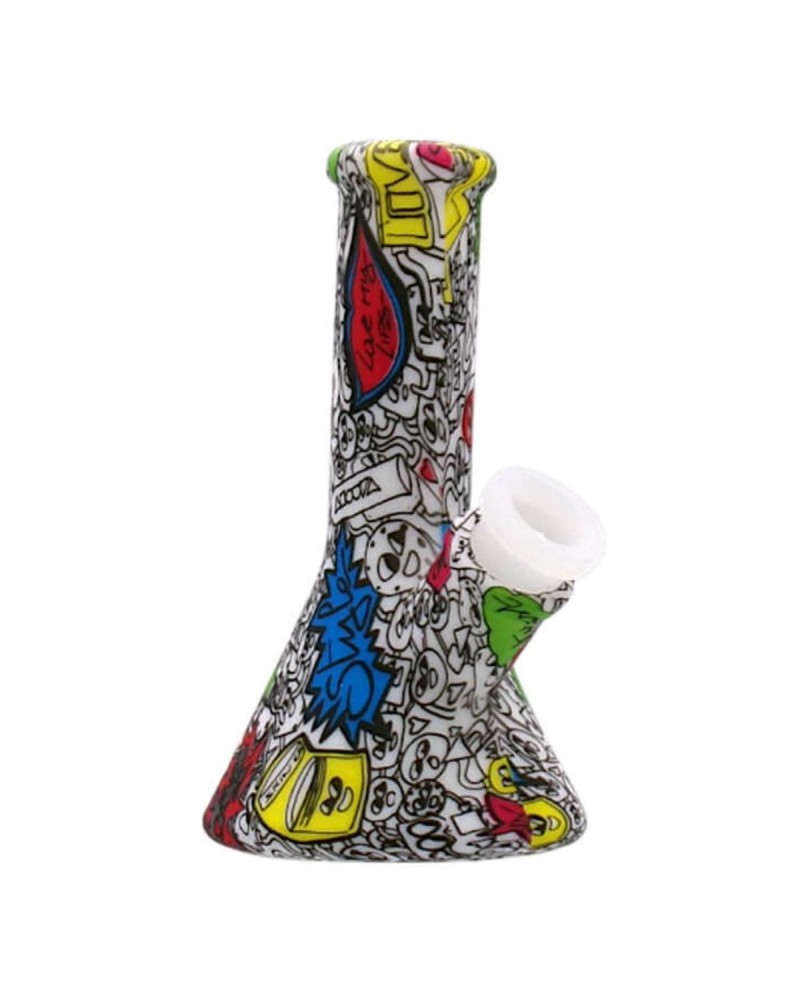 Urban Crew Silicone Mini Bong Doodle
