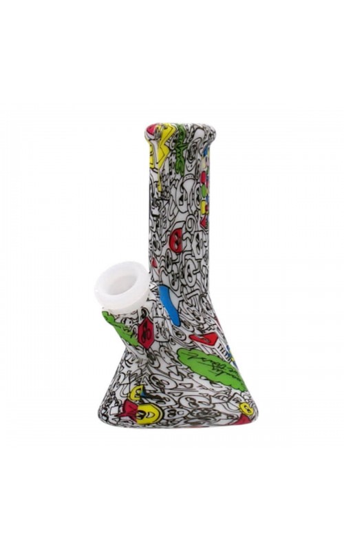 Urban Crew Silicone Mini Bong Doodle