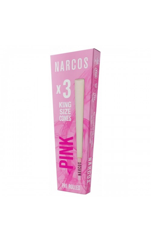 Narcos King Size Cones 109 mm Pink Edition
