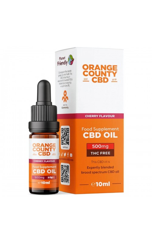 Orange County CBD Oil Cherry 500mg CBD (10ml)