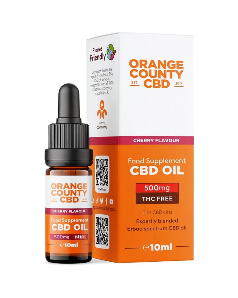Orange County CBD Oil Cherry 500mg CBD (10ml)