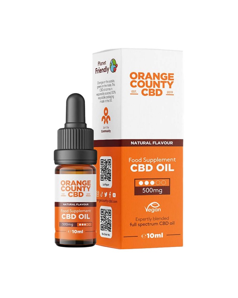 Orange County CBD Oil Natural 500mg