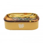 Best Buds Tin Box Rolling Tray with Storage Jet Fuel