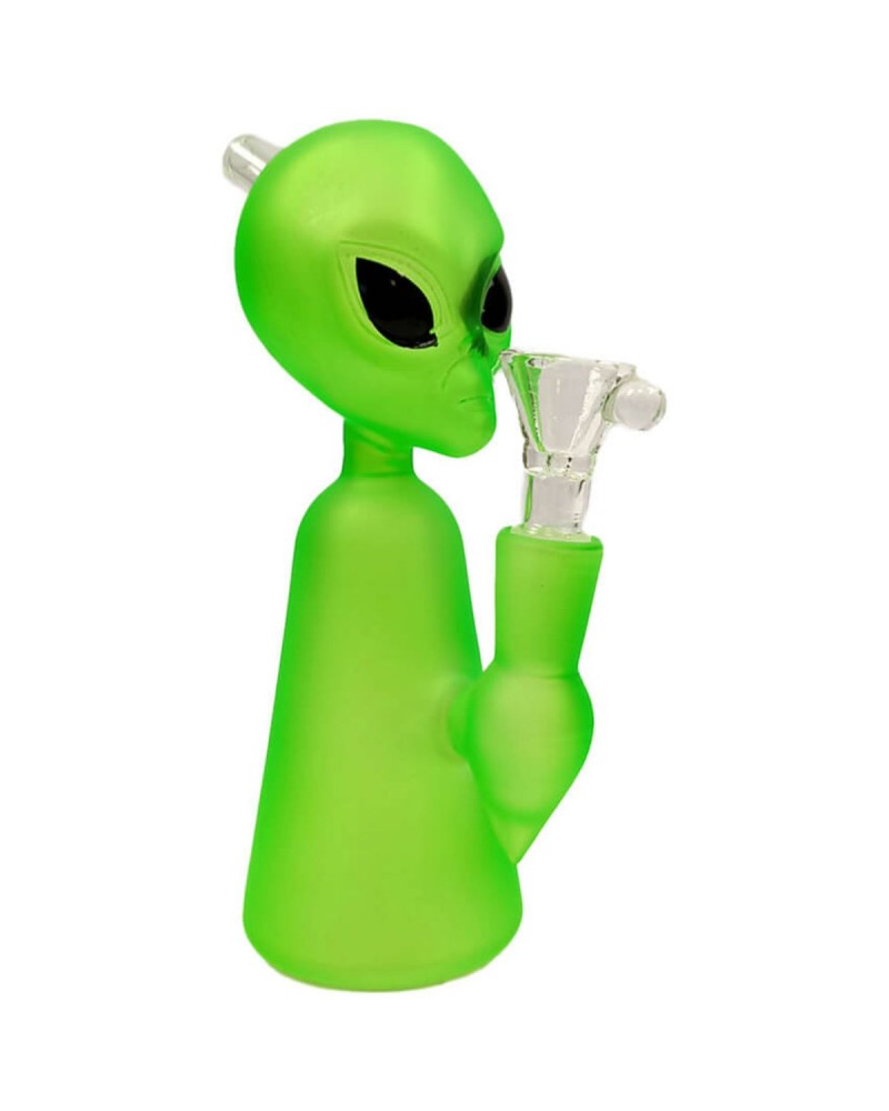 Alien Figure Bong Thick Glass 17cm Alien Figure Bong Thick Glass 17cm