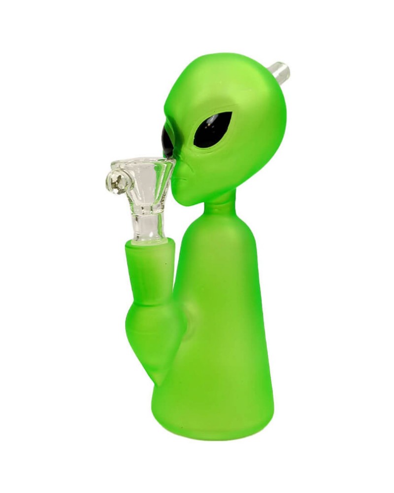 Alien Figure Bong Thick Glass 17cm Alien Figure Bong Thick Glass 17cm