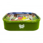 Best Buds Tin Box Rolling Tray with Storage Strawberry Banana