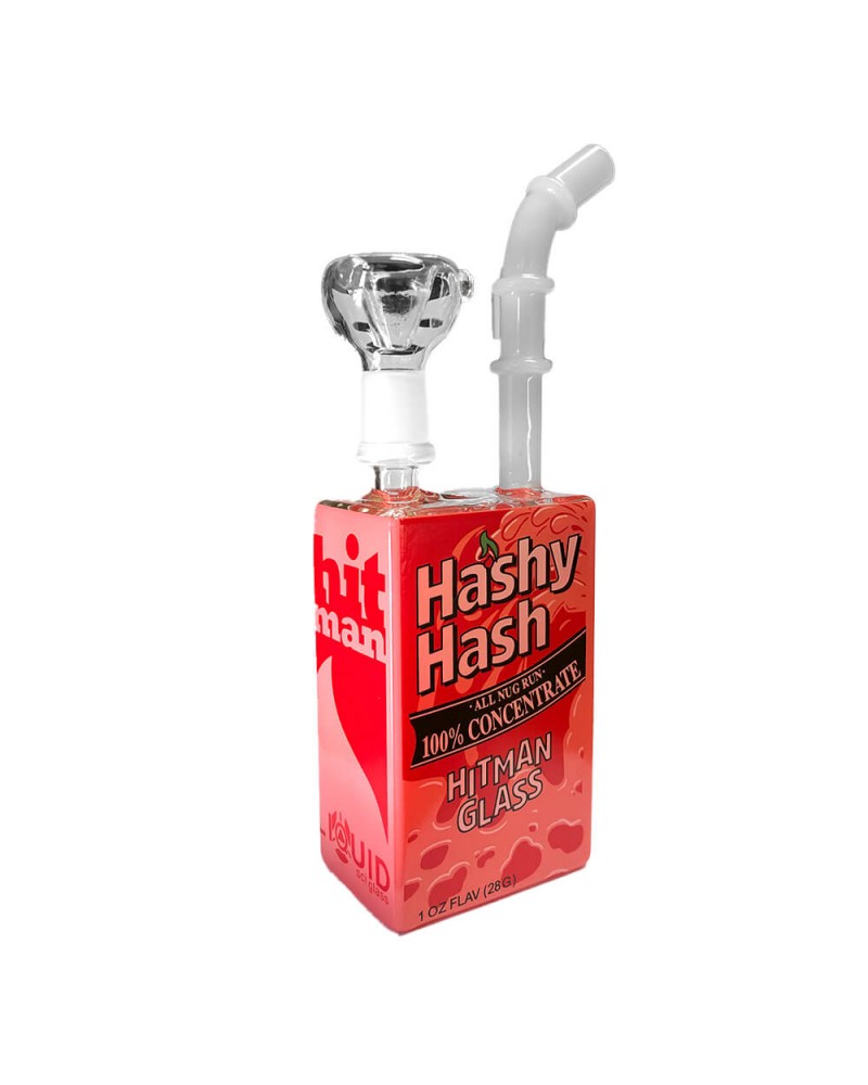 Hashy Hash Juice Glass Bong 19cm Hashy Hash Juice Glass Bong 19cm
