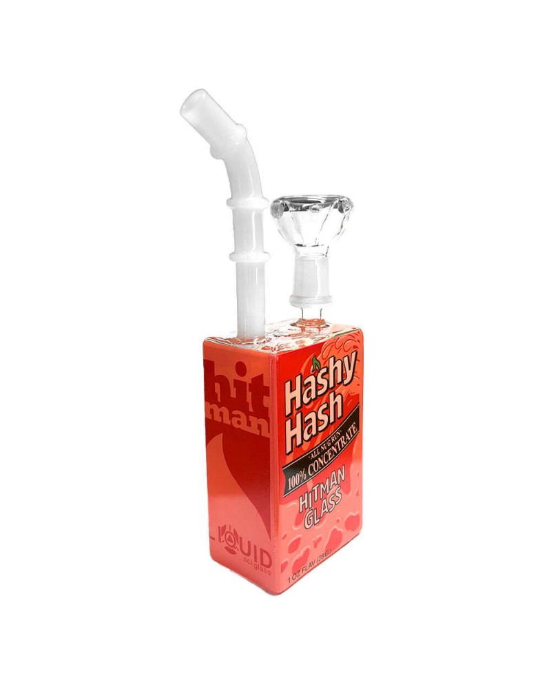 Hashy Hash Juice Glass Bong 19cm Hashy Hash Juice Glass Bong 19cm