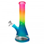 Rainbow Gradient Glass Bong 25cm Rainbow Gradient Glass Bong 25cm