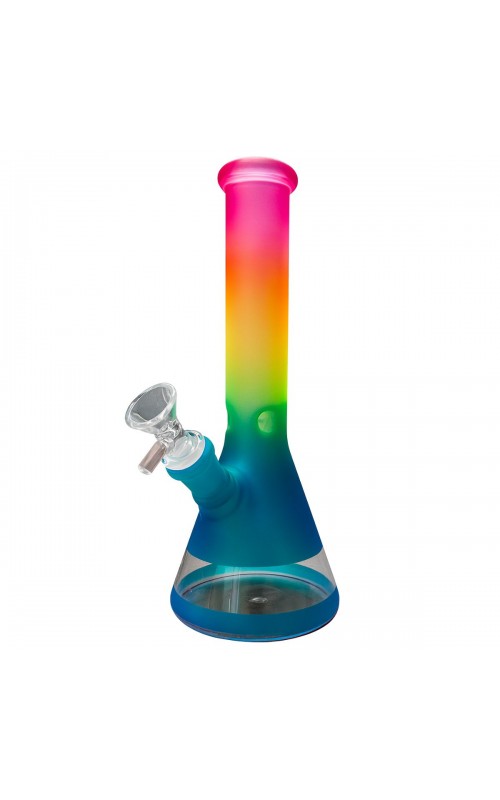 Rainbow Gradient Glass Bong 25cm