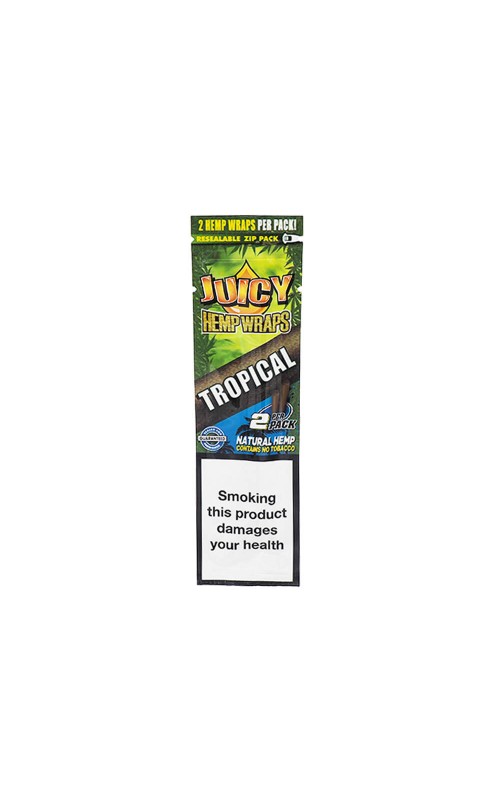 Juicy Jay’s Hemp Wraps Blunt Tropical 2pcs